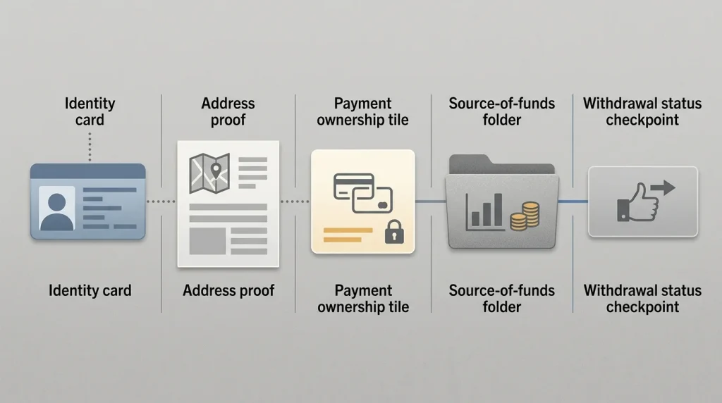 Gransino KYC verification UK: identity, address, payment and withdrawal checks