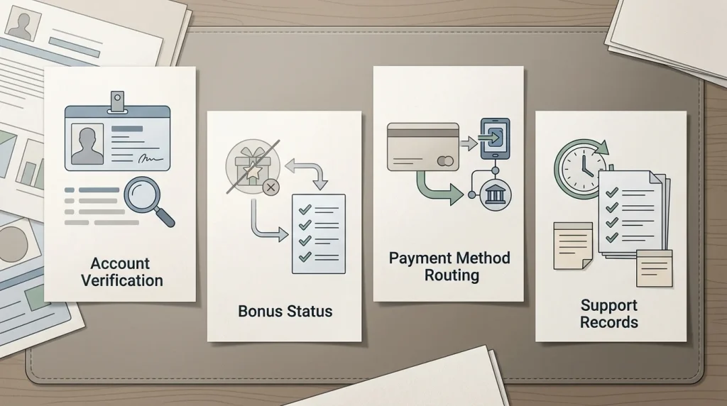 Gransino withdrawal UK workflow: GBP limits, KYC and bonus-status checks